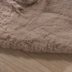 Oval High Pile Rug - Comfy Supreme Taupe