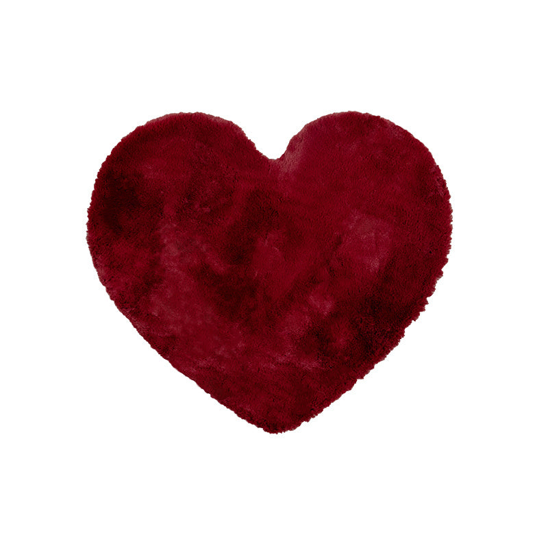 Kids Rug - Huggy Heart Red