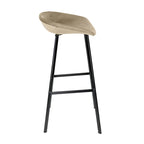 Velvet Bar Stool - Champagne