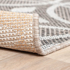 Outdoor Rug - Summer Pattern Grey
