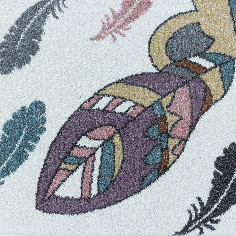 Children's floor rug - Fleurtje Bear Yellow