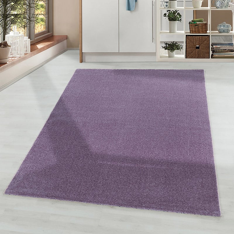 Low Pile Floor Rug - Smoothly Purple