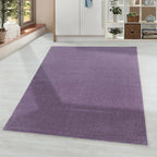 Low Pile Floor Rug - Smoothly Purple