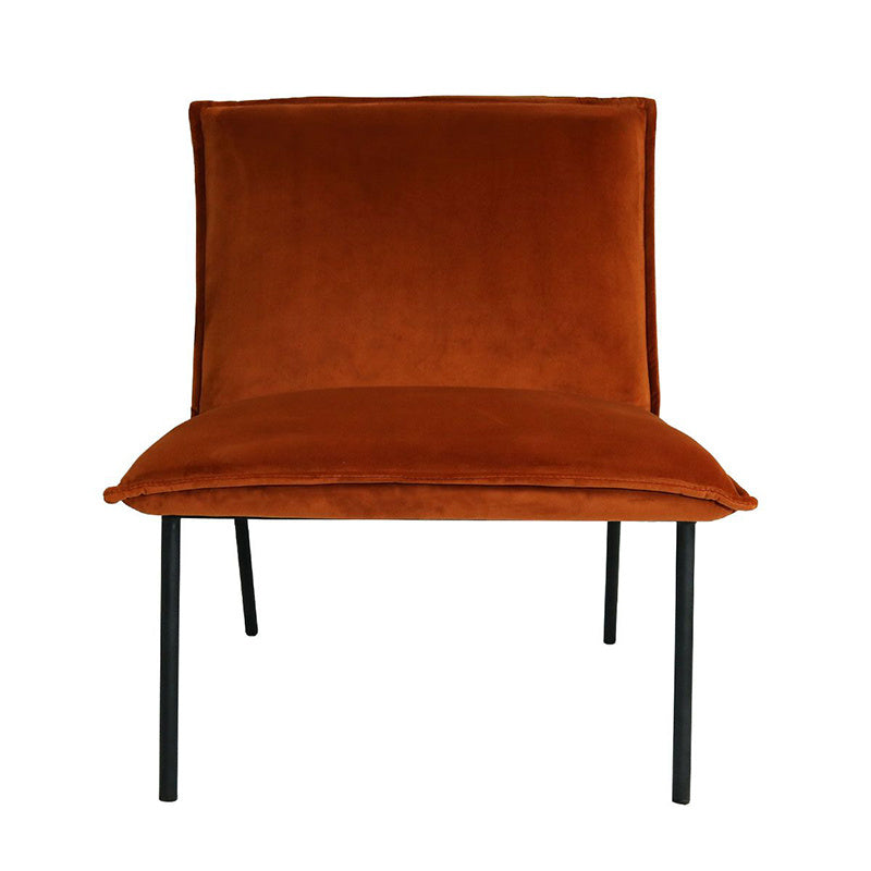 Velvet armchair - Lola Orange