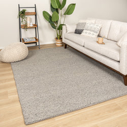 Wool Rug - Twist Grey
