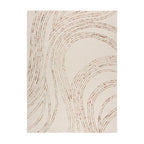Abstract floor rug - Maceo Swirl Cream/Multi