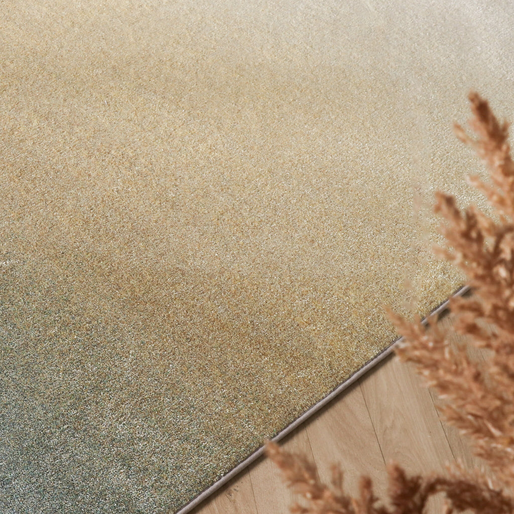 Abstract Rug – Mellow Blue/Yellow