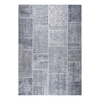 Patchwork floor rug - Nadine Grey