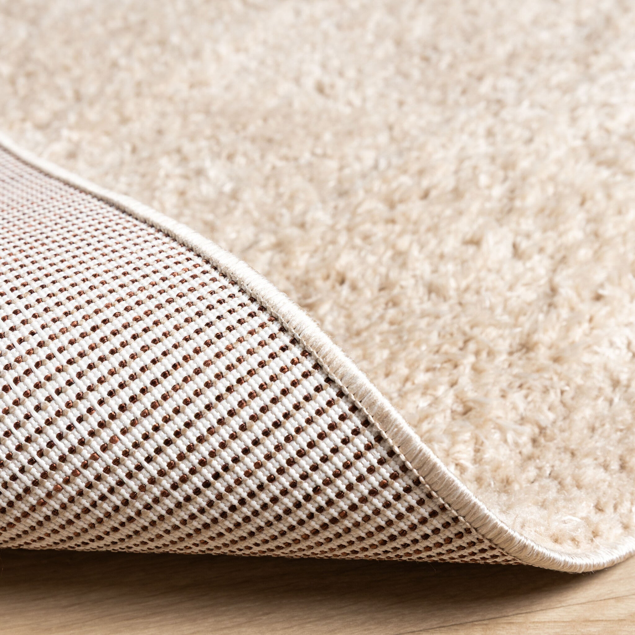 Scandinavian rug - Lova Border Beige
