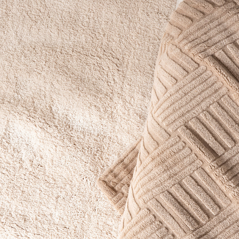 Washable High Pile Rug - Ziggy Cream