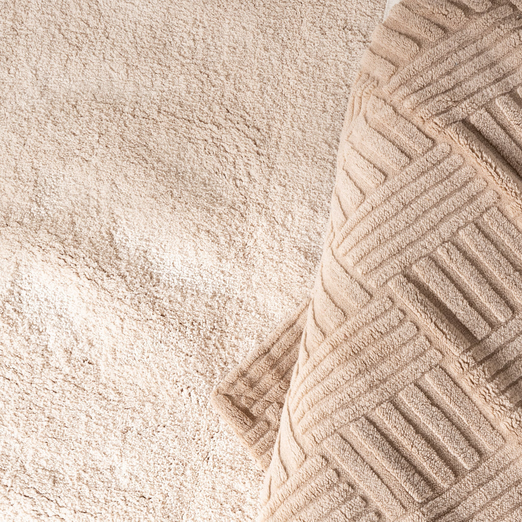 Washable High Pile Rug - Ziggy Cream