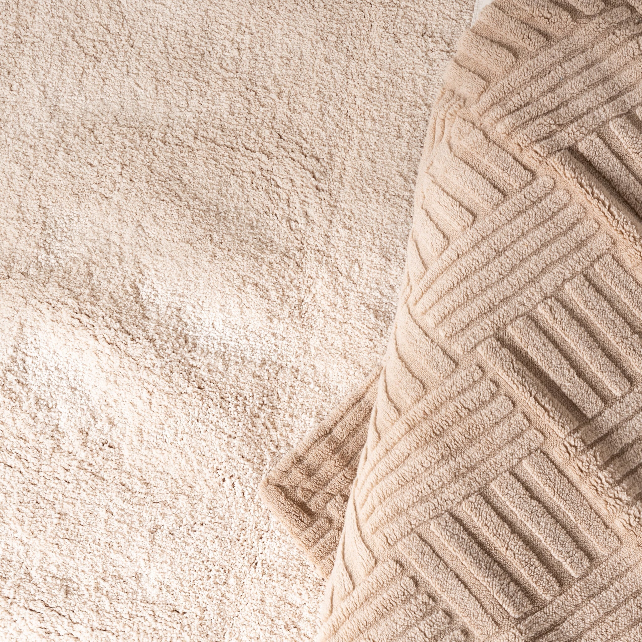 Washable High Pile Rug - Ziggy Cream