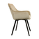Velvet dining chair - Karl Champagne