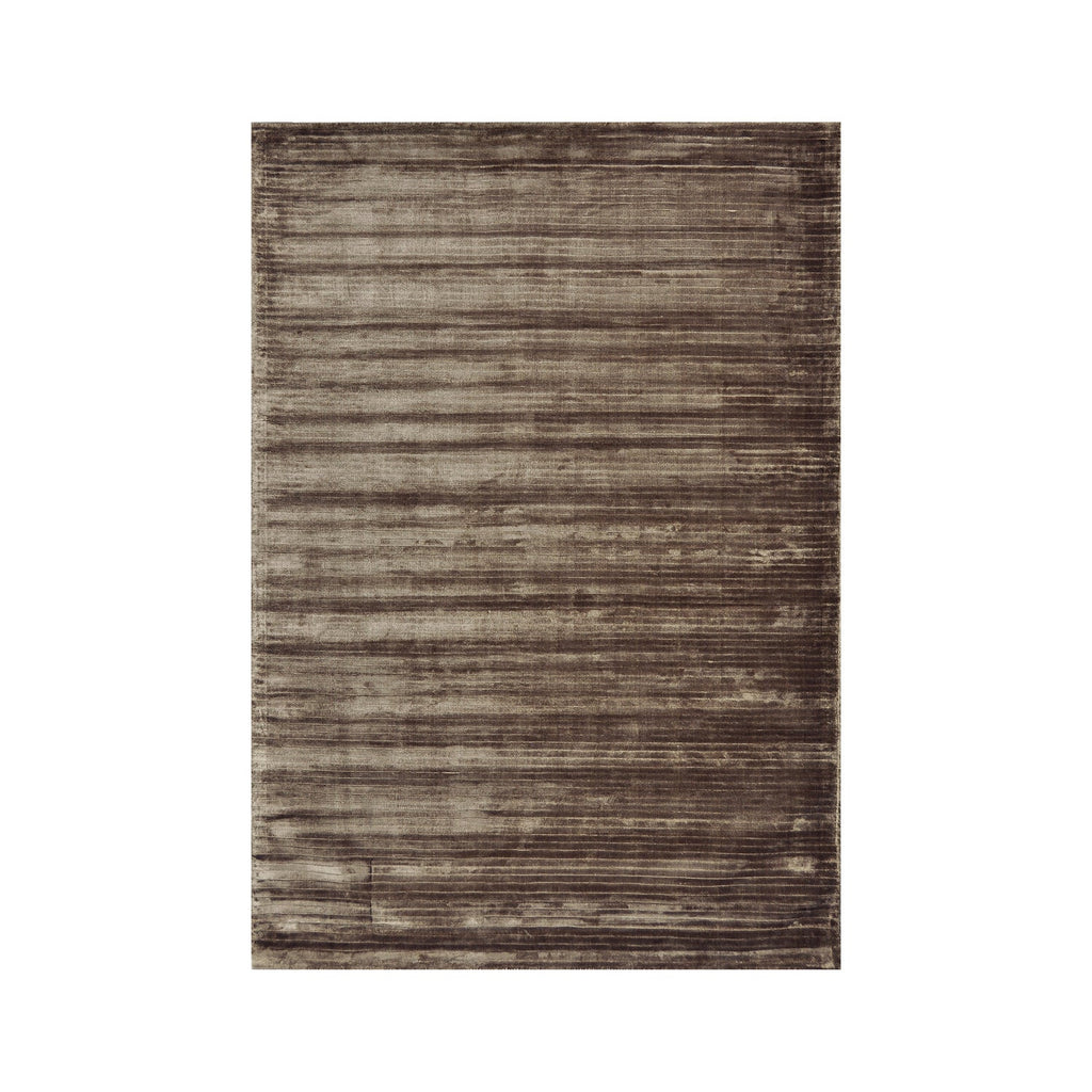 Viscose floor rug - Remi Brown
