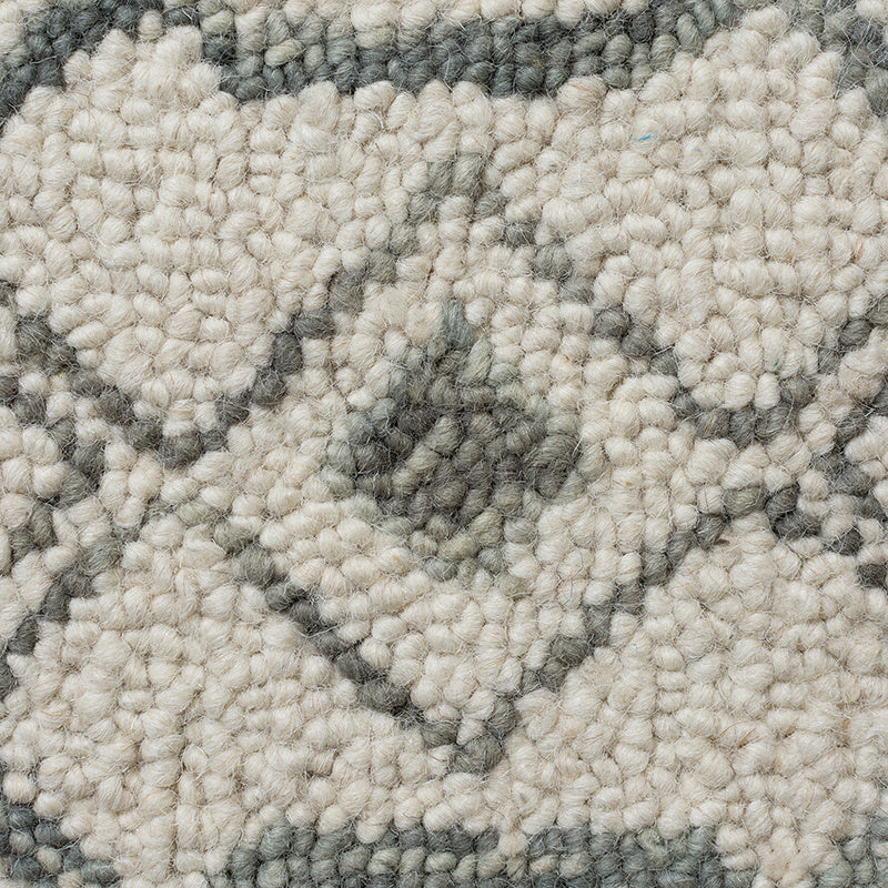 Modern floor rug - Nappo Piedro Cream/Grey
