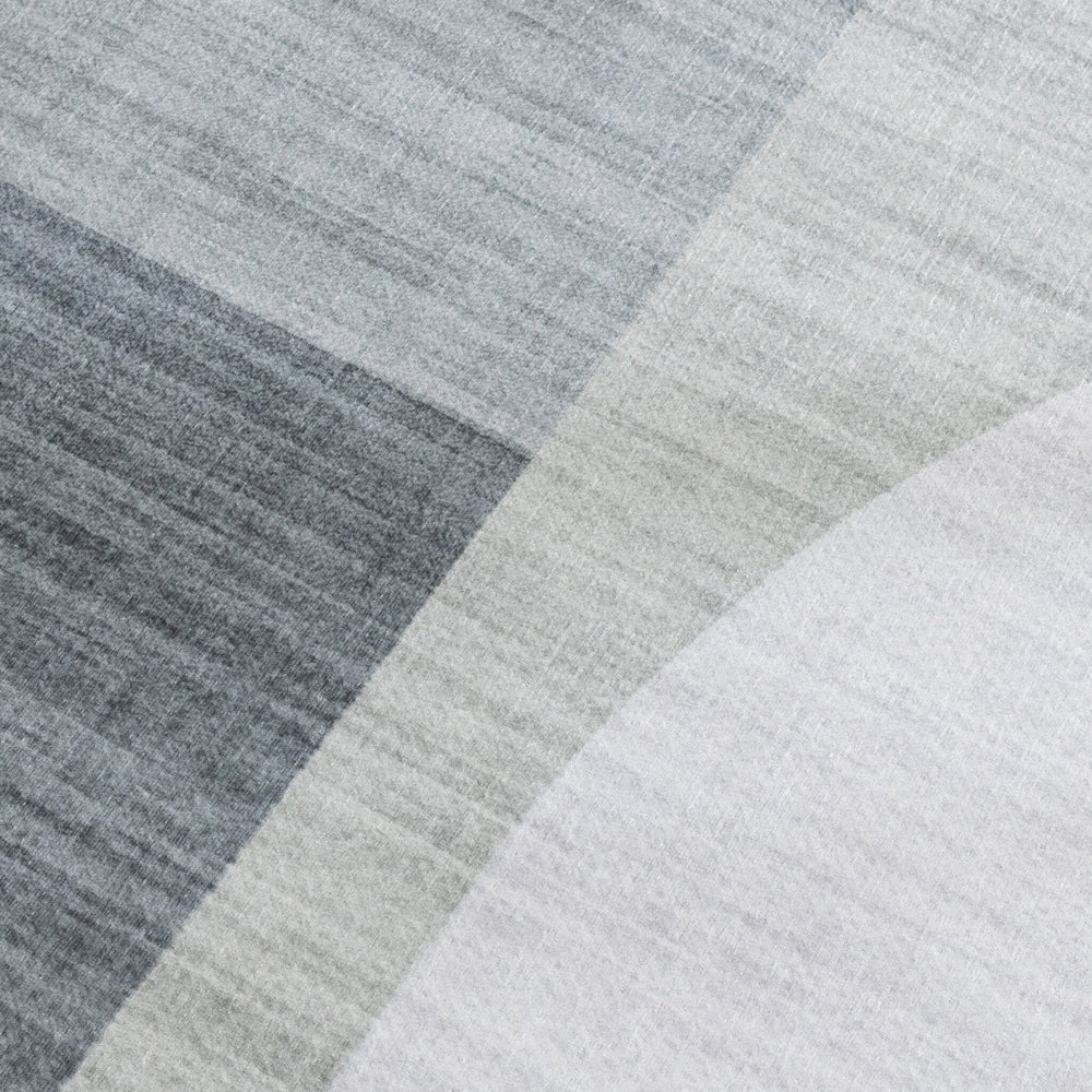 Abstract Outdoor Rug - Groovy Shapes Green/Blue