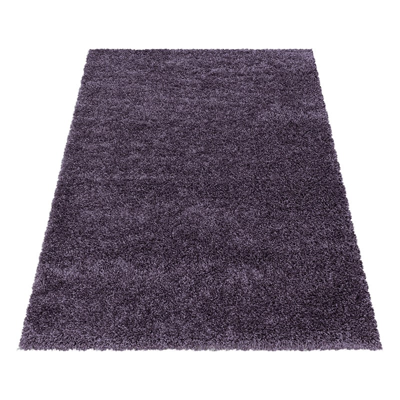 High-pile floor rug - Softy Purple