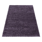 High-pile floor rug - Softy Purple