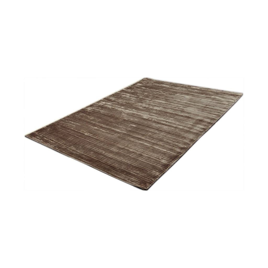 Viscose floor rug - Remi Brown