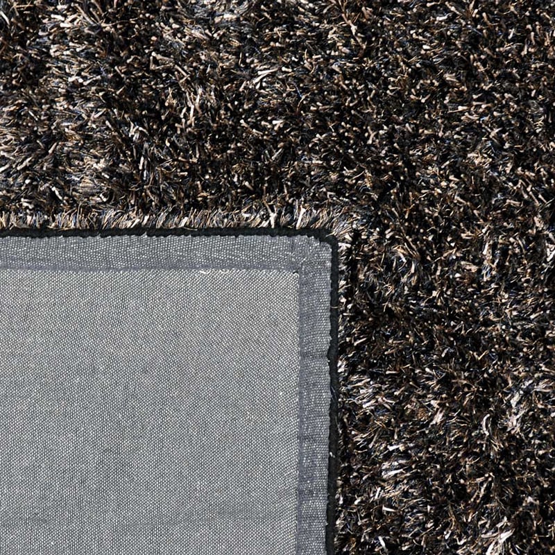 Shaggy floor rug - Paulina Black/Colour
