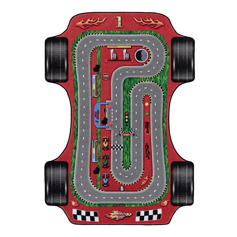 Play Mat - Pleun Race Track Red