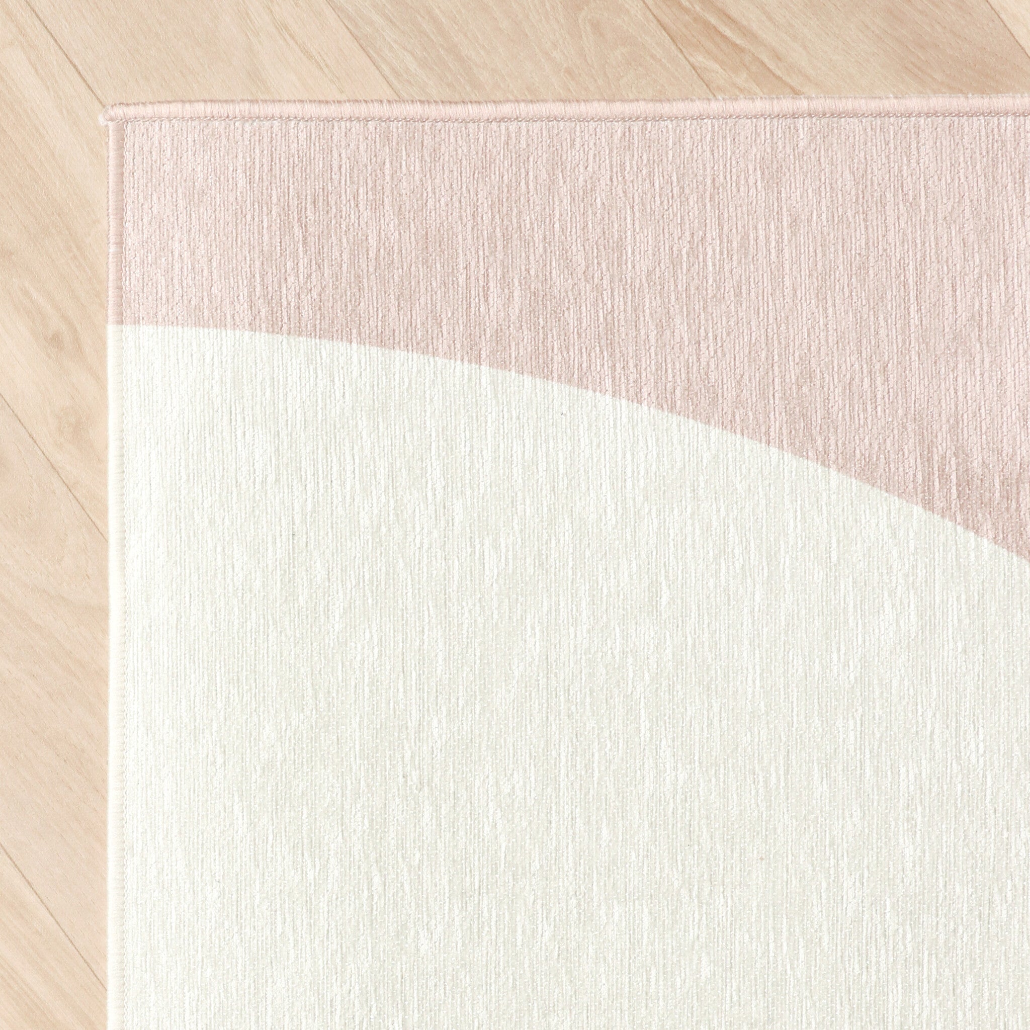 Geometric Rug – Swing Shapes Blue/Pink
