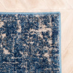 Patchwork Rug - Deep Blue
