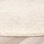Round Berber Rug - Aicha Beige
