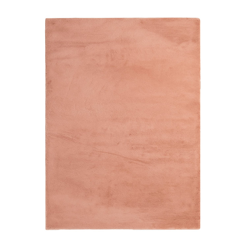 Soft Low-Pile Rug – Cozy Pink