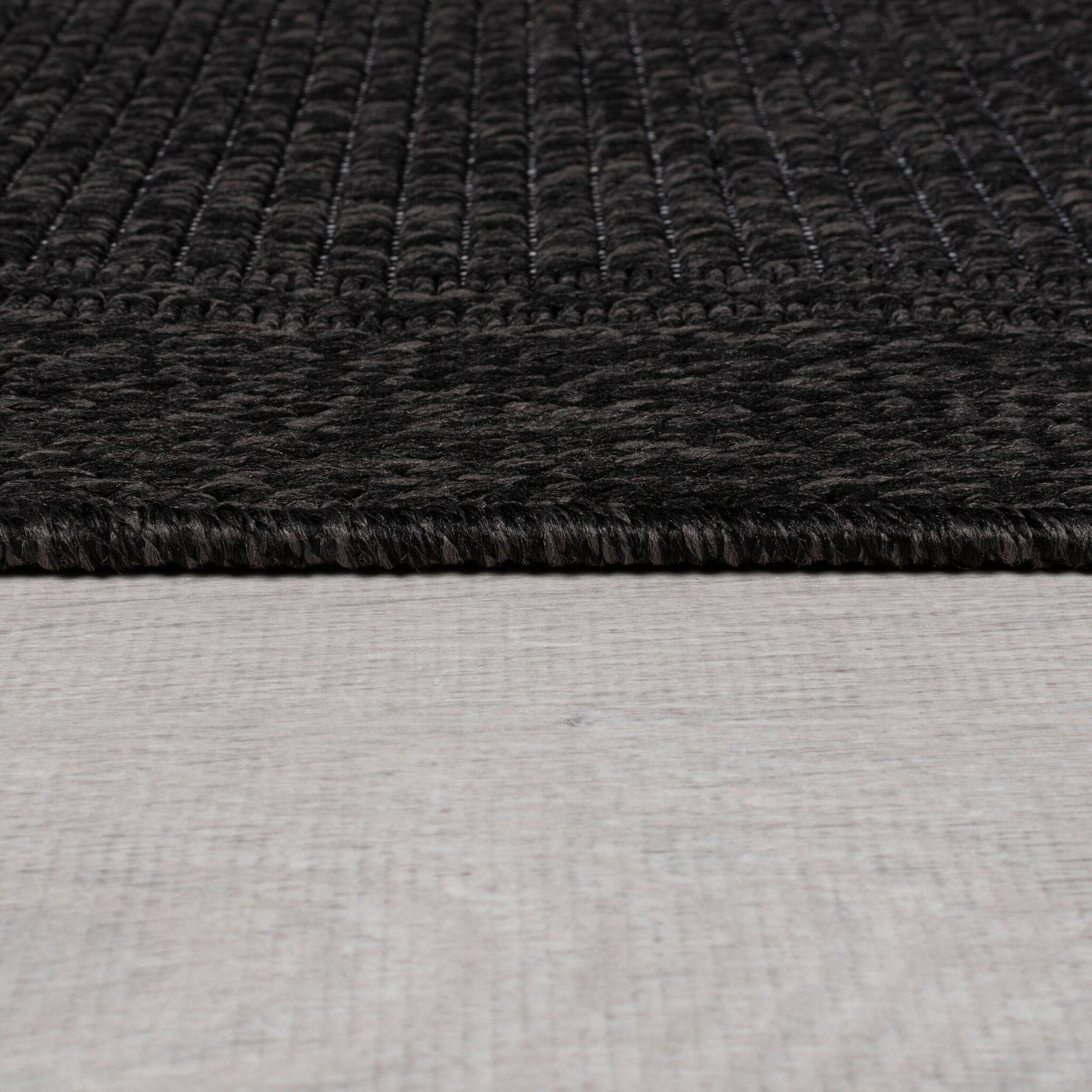 Outdoor Floor Rug - Emilio Weave Anthracite