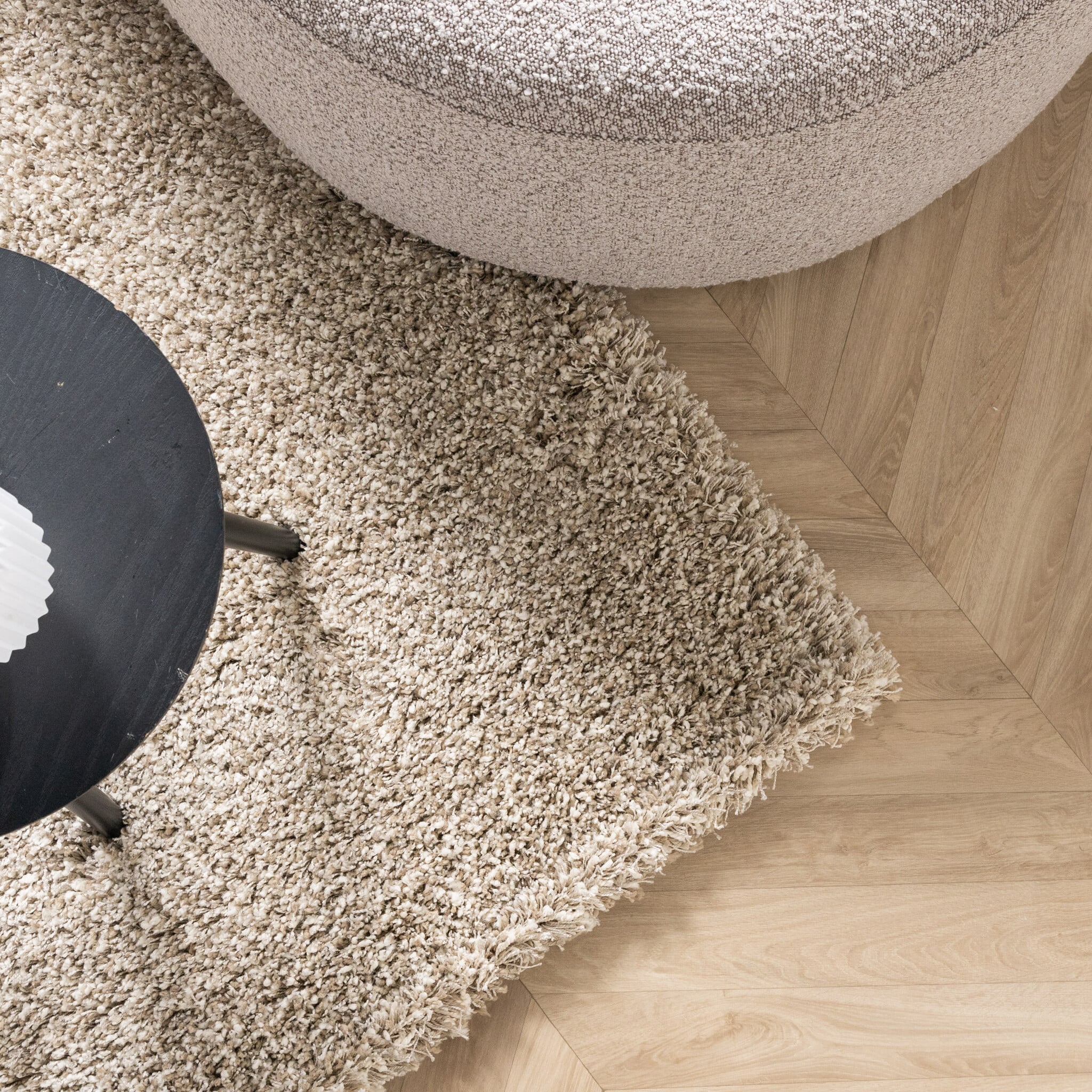 Luxury deep pile rug - Yves Beige