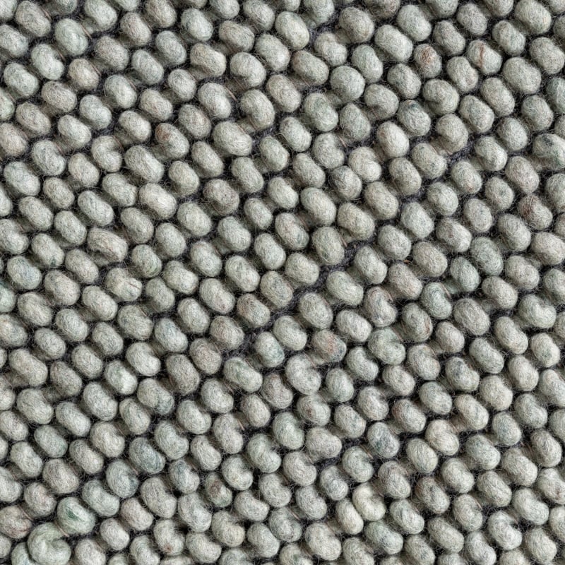 Wool Rug - Luminous Green/Grey