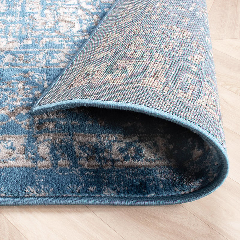 Vintage Rug - Deep Medallion Blue