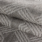 Jute Balcony Rug - Aruba Pattern Grey