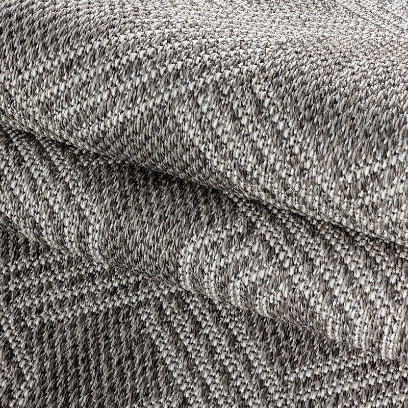Jute Balcony Rug - Aruba Pattern Grey