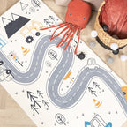 Kids Car Rug - Dex Road Blue