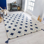 Modern Area Rug - Nappo Marco Blue