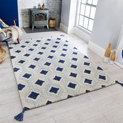 Modern Area Rug - Nappo Marco Blue