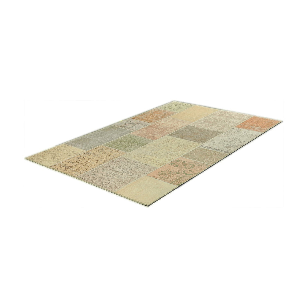 Patchwork floor rug - Nadine Yellow/Multicolor