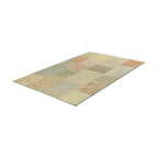 Patchwork floor rug - Nadine Yellow/Multicolor