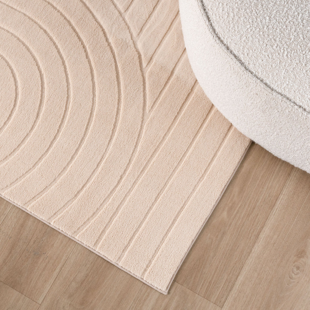 Scandinavian Rug - Charm Arches Beige