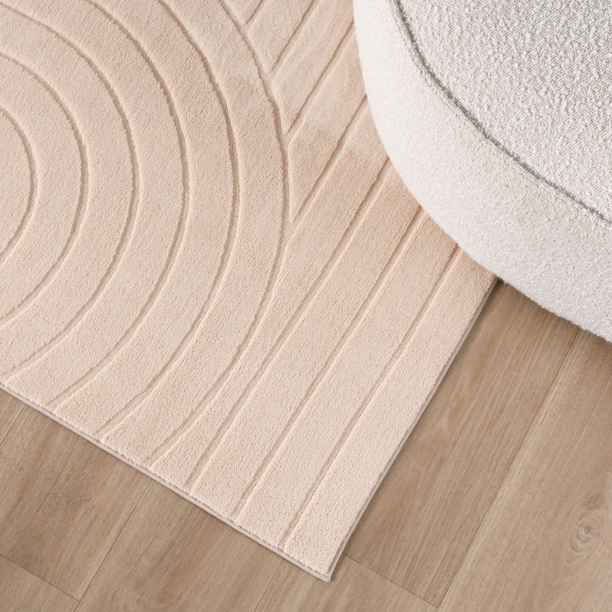 Scandinavian Rug - Charm Arches Beige