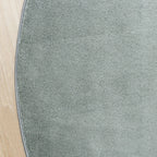 Round Washable Rug - Vivid Green