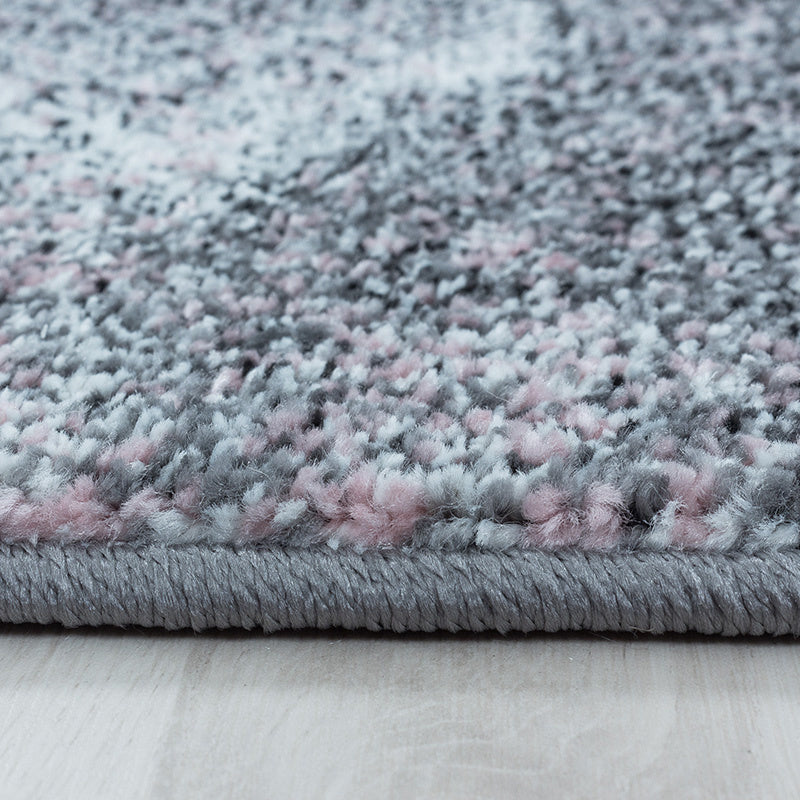 Modern Floor Rug - Optimism Light Pink/Grey