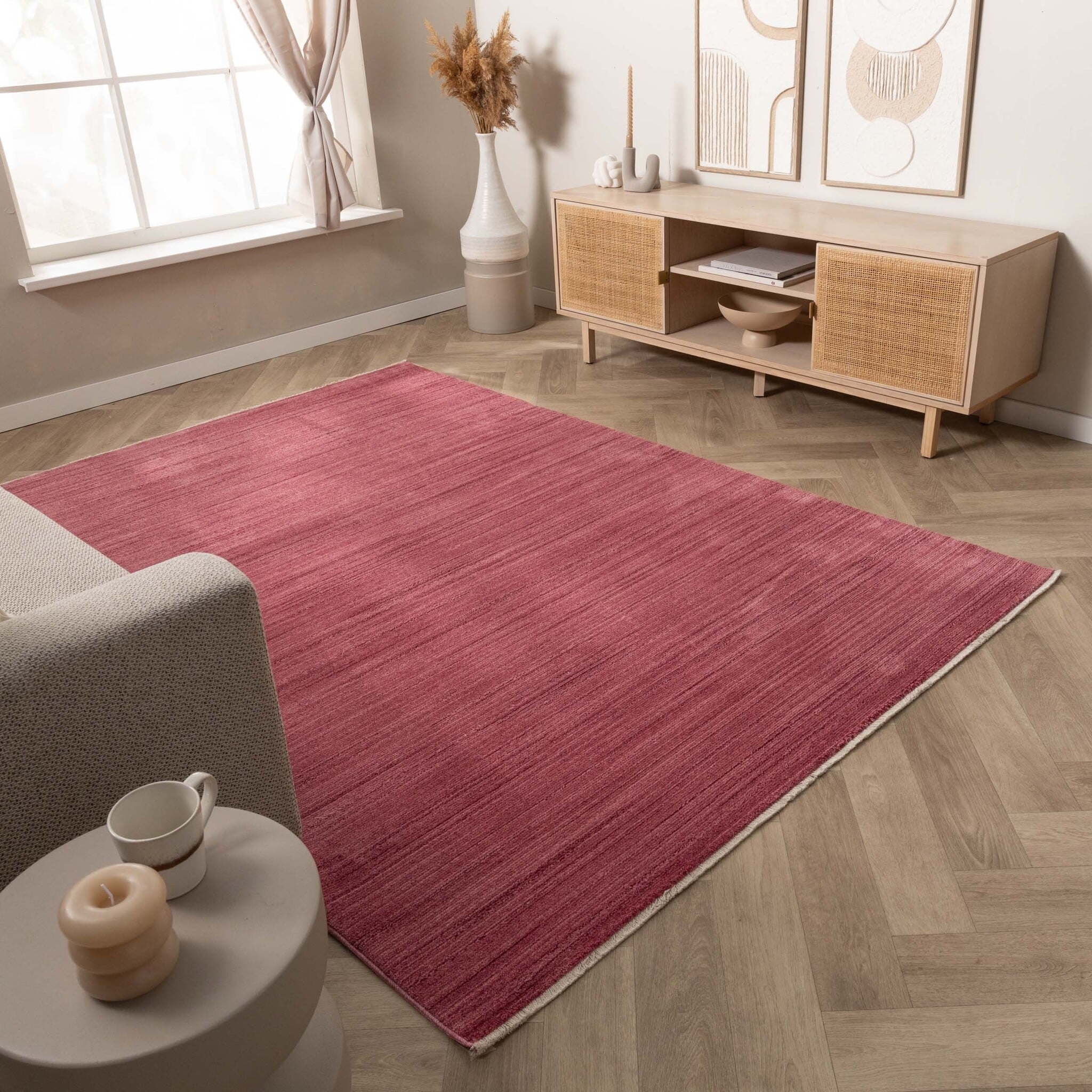 Sustainable Rug - Kaia Red