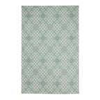 Modern Outdoor Rug - Playa Geo Green