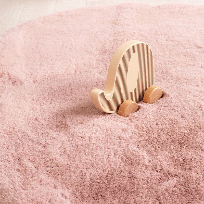 Kids Rug - Huggy Elephant Pink