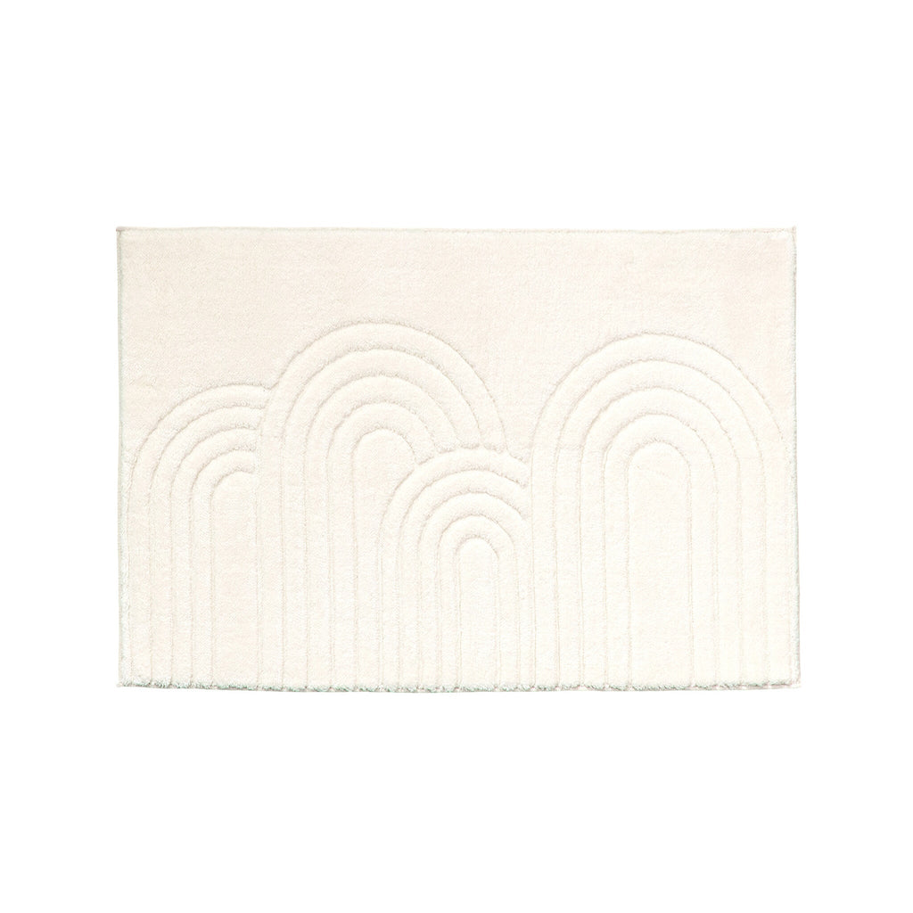 Bathroom Rug - Cassie Arches White