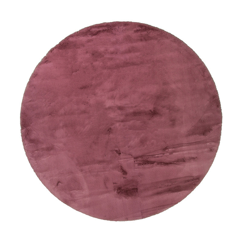 Round High Pile Rug - Comfy Supreme Dark Pink