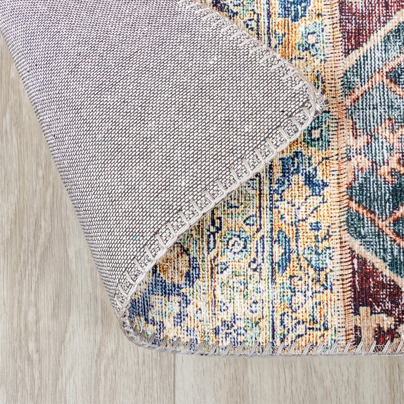 Patchwork Rug - Azara Red